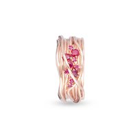 Ring Rubinia Woman TEN 18Kt in Rose Gold Rubino 0.40 Ct AN100RRB_14 - AN100RRB_14